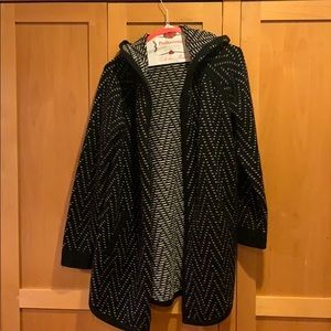 Madewell hooded sweater jacket